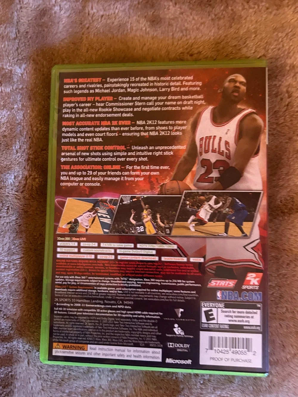 NBA 2K12 XBOX Video Game